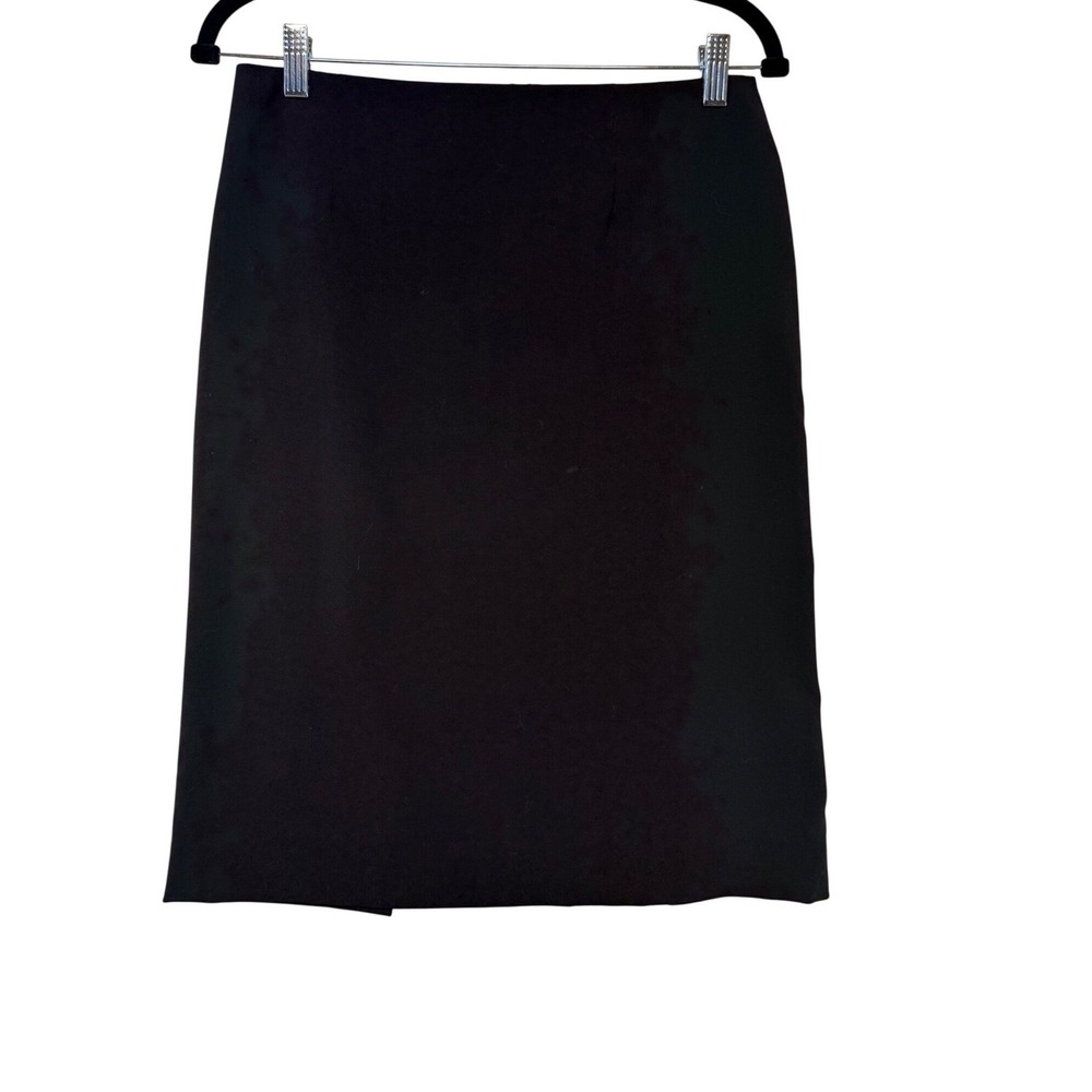 Theory Golda 2 Urban Black Wool Blend Pencil Skirt Size 4 D0005308 Office Wear